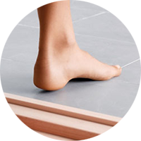 Тёплые полы в сауне